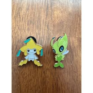 Pokemon Enamel Pin Lot Jirachi Celebi Official Nintendo Pokemon Pins